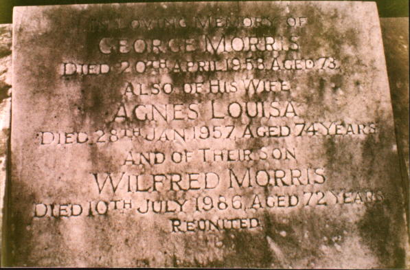 A headstone
